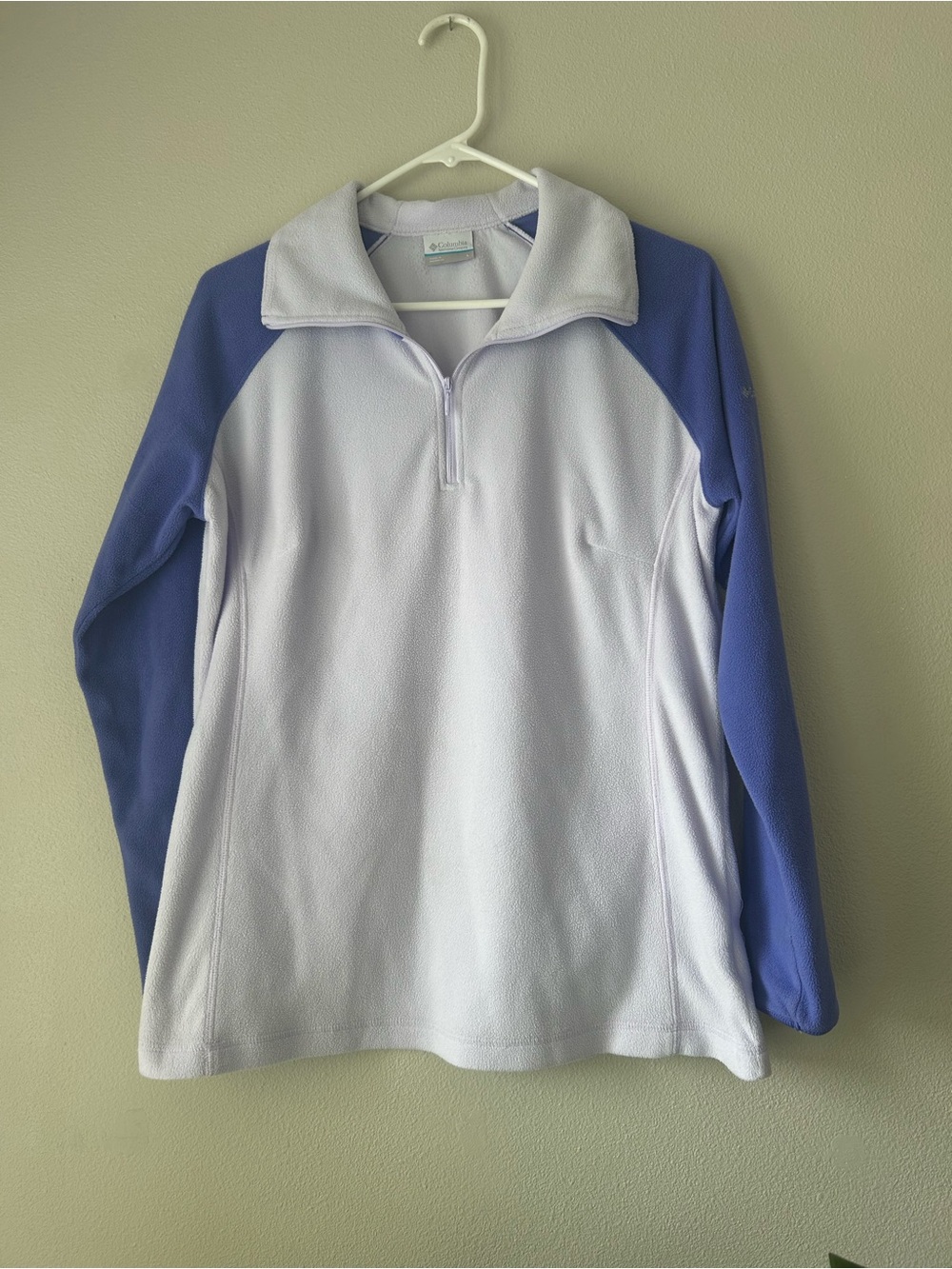 Columbia light & dark purple Half-Zip Fleece Pullover